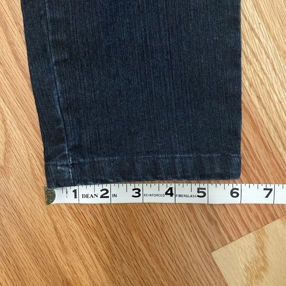 Soft Surroundings Pull On Skinny Jeans Womens Size MT High Rise Dark denim Wash - Picture 11 of 11